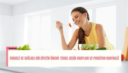 Sağlıklı Beslenme Alışkanlıkları: Dengeli Bir Diyetin Önemi ve Faydaları